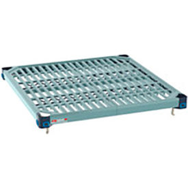 Plastic Industrial Shelf with Grid Mat, 23-13/16"W x 24-3/8"D