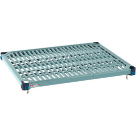 Plastic Industrial Shelf with Grid Mat, 29-13/16"W x 24-3/8"D