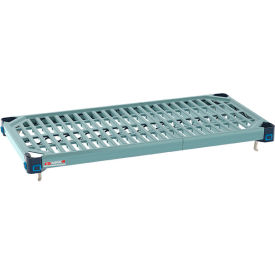 Plastic Industrial Shelf with Grid Mat, 29-13/16"W x 14-3/8"D