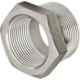 3/4" x 1/8" 316 Stainless Steel Hex Bushing, Class 150