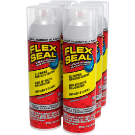 Liquid Spray Rubber Sealant Coating, 14 oz. Can, Clear, Pack of 6