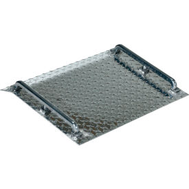 Aluminum Tread Plate Mini Dock Board, 24"W x 18"L, 500 lb. Capacity