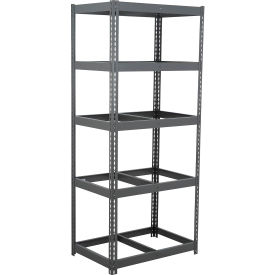 5 Shelf, Heavy Duty Boltless Shelving, Starter, 36"W x 18"D x 84"H, No Deck