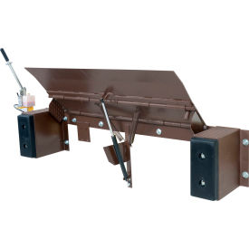 Steel Hand Pump Edge-O-Dock Leveler, 17-1/2"L x 93"W, 25000 lb. Capacity
