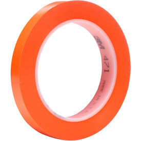 471 Vinyl Tape, 1/4" x 36 Yds., 5.2 Mil, Orange, 144 Rolls/Case