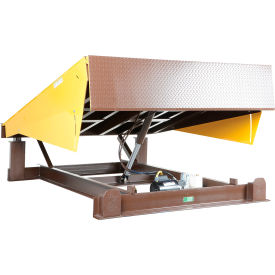 Steel Electric Hydraulic Dock Leveler, 100"L x 72"W, 25000 lb. Capacity