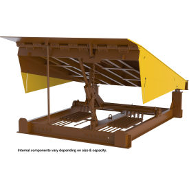 Steel Pull Chain Mechanical Dock Leveler, 86"L x 74"W, 25000 lb. Capacity