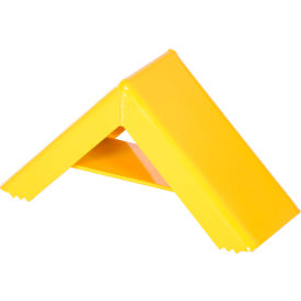 Steel Wheel Chock, 17-5/16"L x 6"W x 9-1/16"H