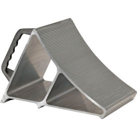 Aluminum Wheel Chock with Hand Grip, 13-1/16"L x 7"W x 8"H