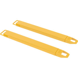 Steel Fork Extensions 4"W x 48"L, 4000 lb. Capacity, Yellow