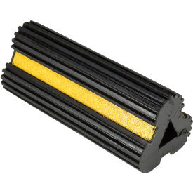 Extruded Rubber Wheel Chock, 4-1/2"L x 10"W x 3-3/4"H