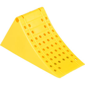 Plastic Large Wheel Chock, 18-1/2"L x 7-1/4"W x 9"H