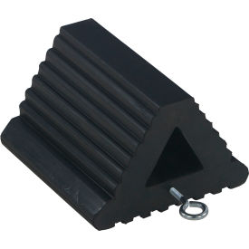 Extruded Rubber Wheel Chock, 8-1/2"L x 8-1/2"W x 6"H