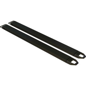 Steel Fork Extensions 6"W x 84"L, 4000 lb. Capacity, Black