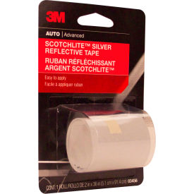 Scotchlite 03456 Reflective Tape, 2"W x 36"L, 24/Pack