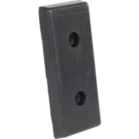 Rubber Edge-O-Dock Leveler Bumper, 8"L x 18"W