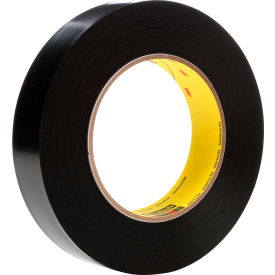 Vinyl Tape, 1" x 36 Yds., 10.4 Mil, Black, 36 Rolls/Case