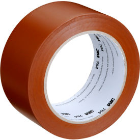 764 General Purpose Vinyl Tape, 2" x 36 Yds., 5 Mil, Brown, 24 Rolls/Case