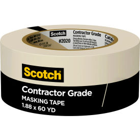 2020-48MP Contractor Grade Masking Tape, 1-7/8"W x 60-1/8 Yds., White