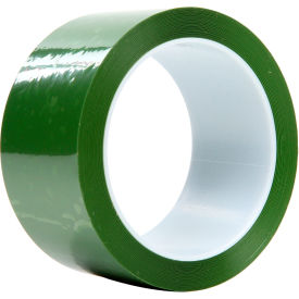 8402 Polyester Tape, 2"W x 72 Yards, 1.9 Mil, Green, 24 Roll/Case