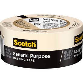 General Purpose Masking Tape, 1-7/8"W x 60-1/8 Yds., Tan