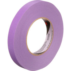 High Temperature Masking Tape, 11/16"W x 60-1/8 Yds., 6 Mil, Purple, 48 Rolls/Case