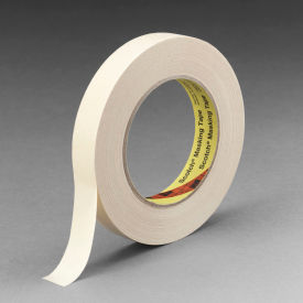 High Performance Masking Tape, 11/16"W x 60-1/8 Yds., 6.3 Mil, Tan, 48 Roll/Case