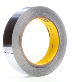 High Temperature Aluminum Foil Tape, 1" x 60 Yds., 3.6 Mil, Silver, 36 Roll/Case