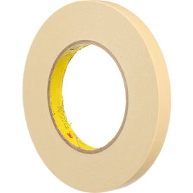 Paint Masking Tape, 11/16"W x 60-1/8 Yds., 7.6 Mil, Tan, 48 Rolls/Case