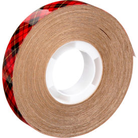 Adhesive Transfer Tape, 1/2" x 18 yd, 5 mil, Clear, 24 Rolls/Case