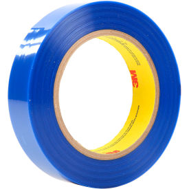 8902 Polyester Tape, 1"W x 72 Yds., 3.4 Mil, Blue, 36 Roll/Case