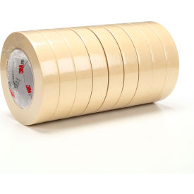 Masking Tape, 15/16"W x 60-1/8 Yds., 5.3 Mil, Tan, 36/Case