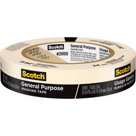 General Purpose Masking Tape, 15/16"W x 60-1/8 Yds., Tan