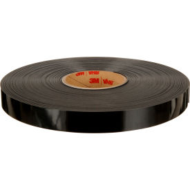 VHB 4929 Tape, 1/4" x 72 Yds, 25 Mil, Black, 36 Rolls/Case