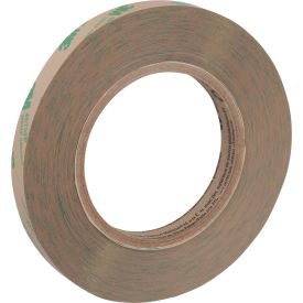 467MP Adhesive Transfer Tape, 1/2" x 60 yd, 2 mil, Clear, 72 Rolls/Case