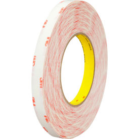 Double Coated Tissue Tape, 1/2" x 72 Yds., 4 mil, Clear, 72 Rolls/Case