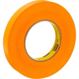 Performance Flatback Tape, 11/16" x 60-1/8 Yds., 9.5 Mil, Orange, 48 Rolls/Case