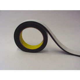 Vinyl Foam Tape, 1" x 18 Yds., 250 Mil, Black, 9 Rolls/Case