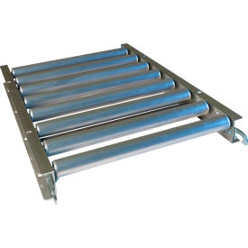 12F EA Straight Roller Conveyor, 10" BF, 1-3/8 Roller Dia., 3" Roller Centers, 10'L