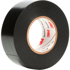 Temflex 1700 Vinyl Electrical Tape, 1"W x 66'L, Black, Pack of 99