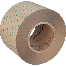 Adhesive Transfer Tape, 4" x 60 yd, 5.2 mil, Clear, 8 Rolls/Case