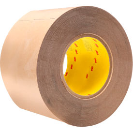 Adhesive Transfer Tape, 4" x 60 yd, 5 Mil, Clear, 8/Case