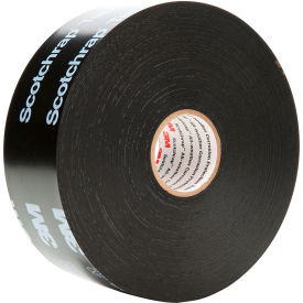 Scotchrap 51 Vinyl Corrosion Protection Tape, 2"W x 100'L, Black, Pack of 12
