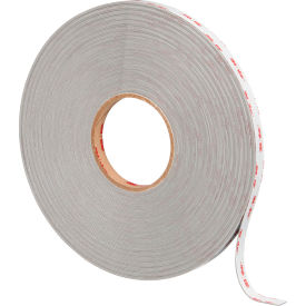 VHB Tape, 1/2" x 36 Yds, 62 Mil, Gray, 18 Rolls/Case