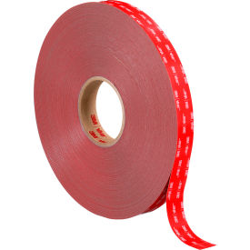 VHB RP+040GF Tape, 1" x 36 Yds., 16 Mil, Film Liner, Gray, 9 Rolls/Case