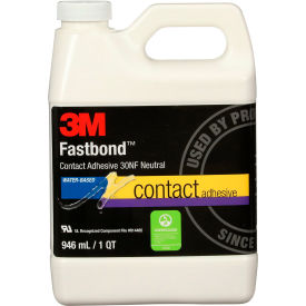 Fastbond Contact Adhesive 30NF, 1 Quart, Neutral, 12 Can/Case