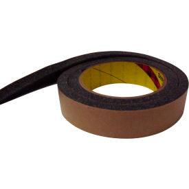 Urethane Foam Tape, 1/2" x 9 Yds, 375 Mil, Charcoal Gray, 18 Rolls/Case