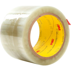 396 Super Bond Film Tape, 4" x 36 yd, 4.1 mil, Transparent, 8 Rolls/Case