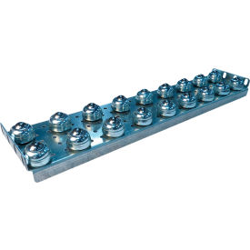 Ball Transfer Insert Assembly, 27" Between Frame Width, 75 lb. Capacity, 3" Ball Center