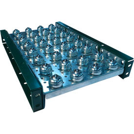BTIT Ball Transfer Insert Table w/ Butt Plates, 13" Between Frame Width, 2'L, 3" Ball Center